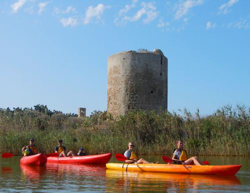 Kayak and spanish tower